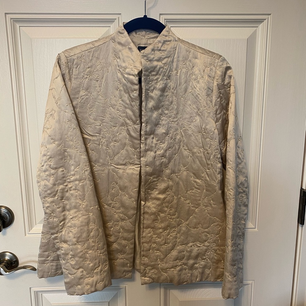 Eileen Fisher silk jacket